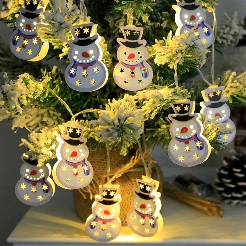 Guirlande LED Noël - allumée de nuit