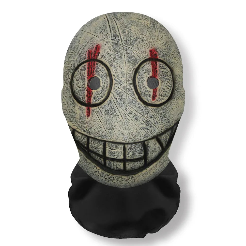 Ghost Face 3D Mask Halloween Cosplay Props Balaclava Full Face Elastic Mesh Breathable Skull Headcovers Halloween Horror Party