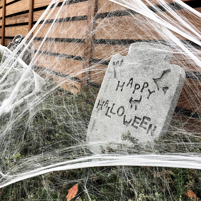 Halloween Home Decorations Graveyard Tombstone Cemetery 4 Different Signs Horror Atmosphere Mini Tombstones Skulls Accessories