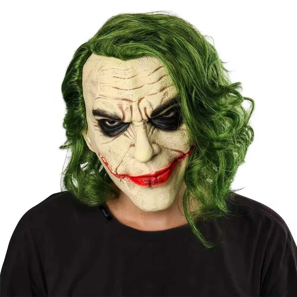 Masque de clown vilain en latex - vue principale