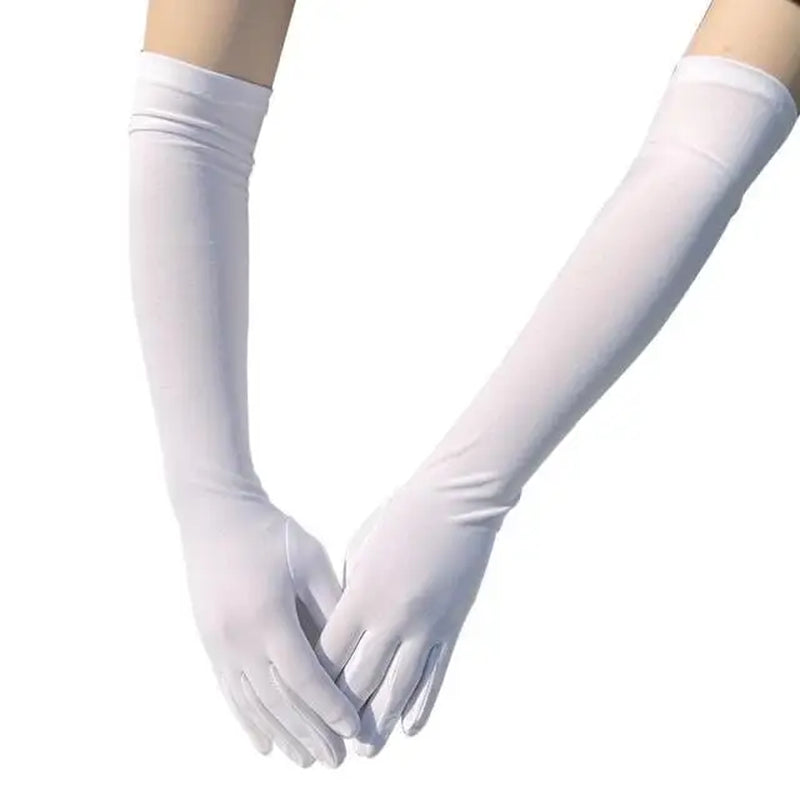 Cool Halloween Gloves Long Ghost Claw Dress up Gloves Fashion Black Long Nails Cosplay Halloween Funny Gloves