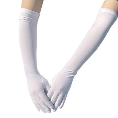 Cool Halloween Gloves Long Ghost Claw Dress up Gloves Fashion Black Long Nails Cosplay Halloween Funny Gloves