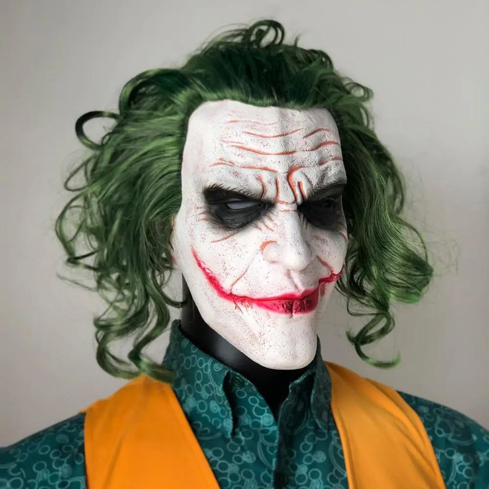 Masque de clown vilain - visage jaune