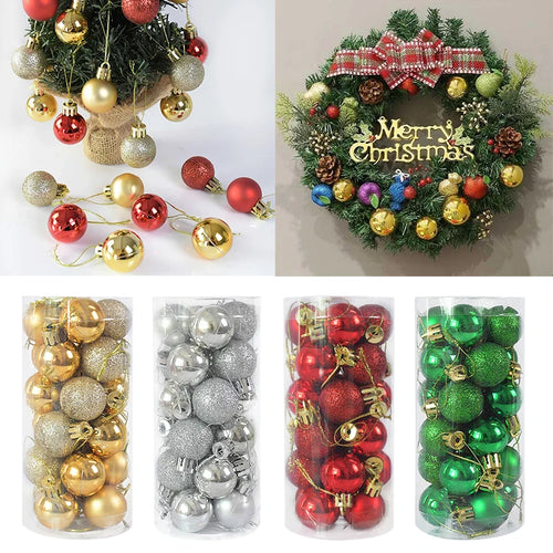 Boules de Noël - Lot de 24