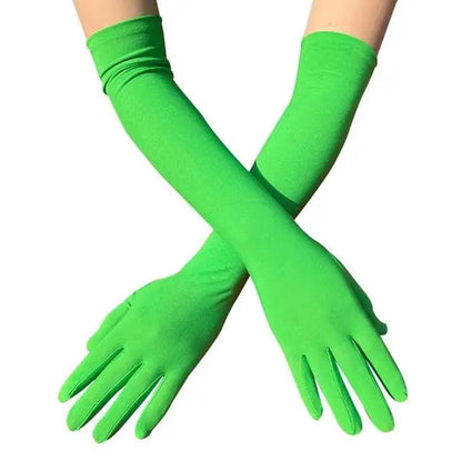 Cool Halloween Gloves Long Ghost Claw Dress up Gloves Fashion Black Long Nails Cosplay Halloween Funny Gloves