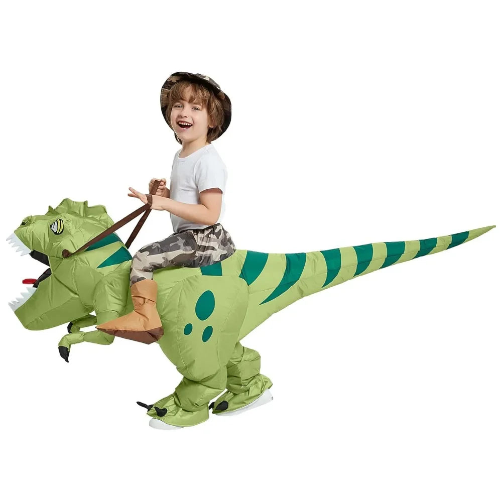 Costume gonflable T-Rex - bretelles ajustables