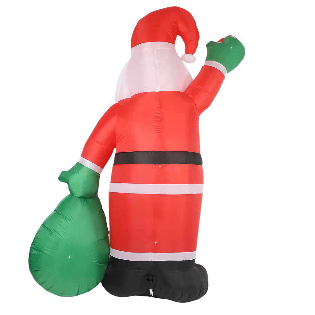 Père Noël gonflable - éclairage LED intégré
