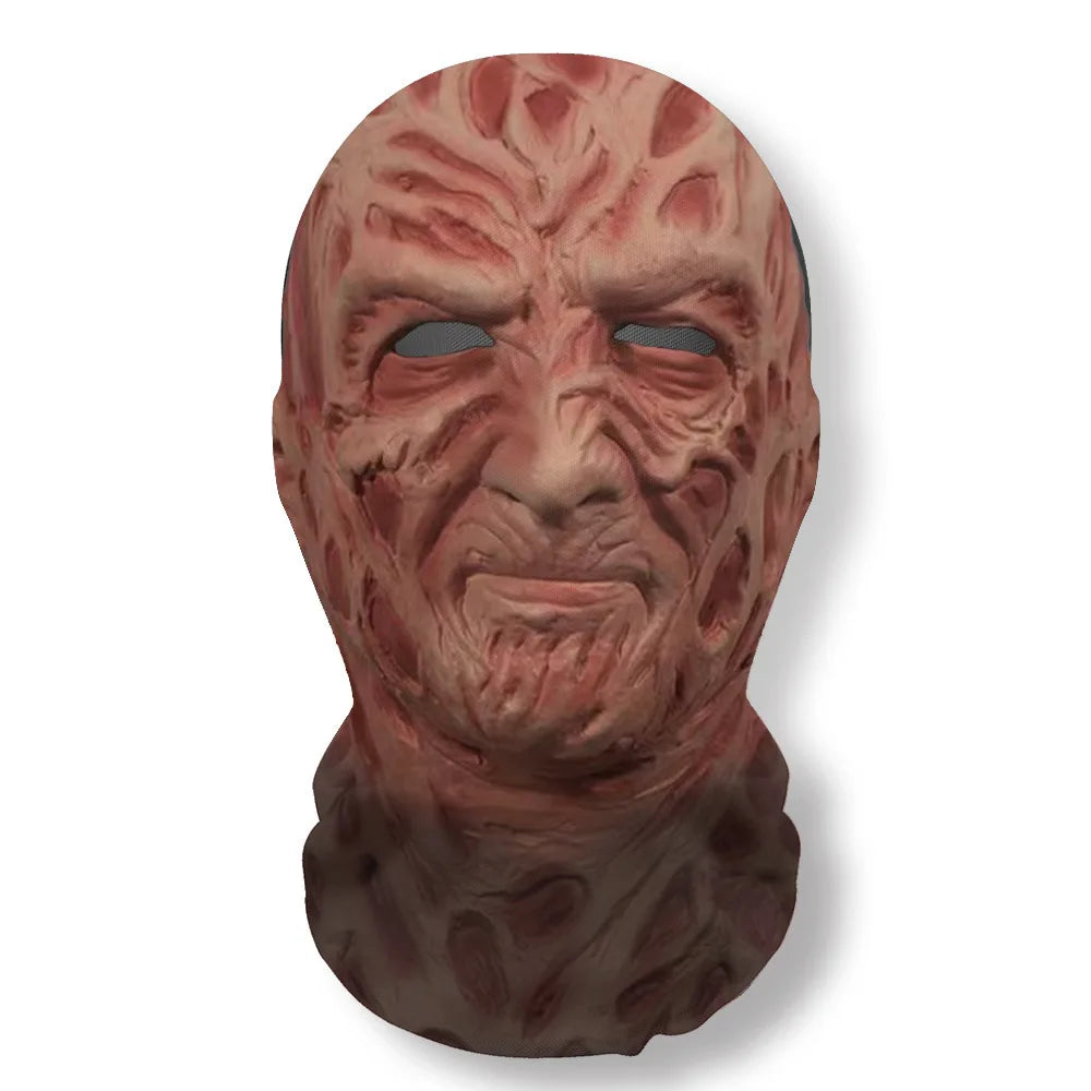 Ghost Face 3D Mask Halloween Cosplay Props Balaclava Full Face Elastic Mesh Breathable Skull Headcovers Halloween Horror Party