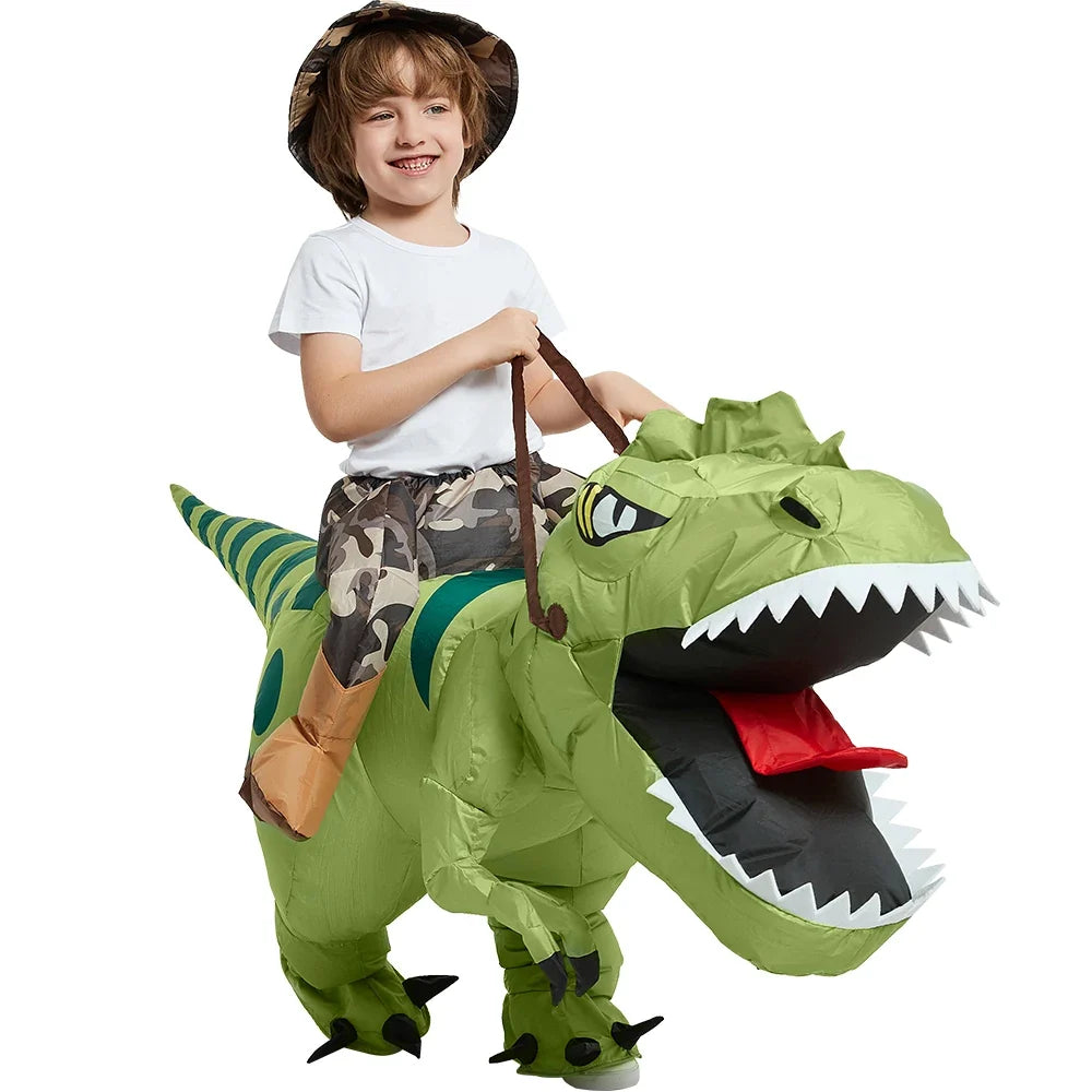 Costume gonflable T-Rex - détail du ventilateur