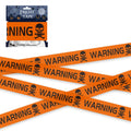 NEW 1PC Halloween Props Window Prop Warning Line Plastic Skull Head Warning Tape Signs Halloween Decoration Witch Balloons Lot