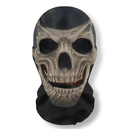 Ghost Face 3D Mask Halloween Cosplay Props Balaclava Full Face Elastic Mesh Breathable Skull Headcovers Halloween Horror Party