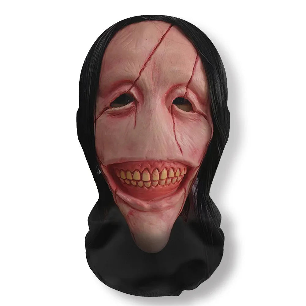 Ghost Face 3D Mask Halloween Cosplay Props Balaclava Full Face Elastic Mesh Breathable Skull Headcovers Halloween Horror Party