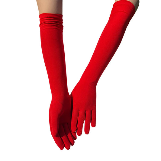 Cool Halloween Gloves Long Ghost Claw Dress up Gloves Fashion Black Long Nails Cosplay Halloween Funny Gloves