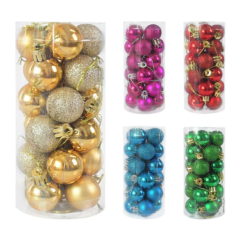 Boules de Noël 8 couleurs