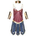 Women Halloween Party Movie Justice Wonder Fantasia Fancy Dress League Superhero Superwomen Costume S-3XL