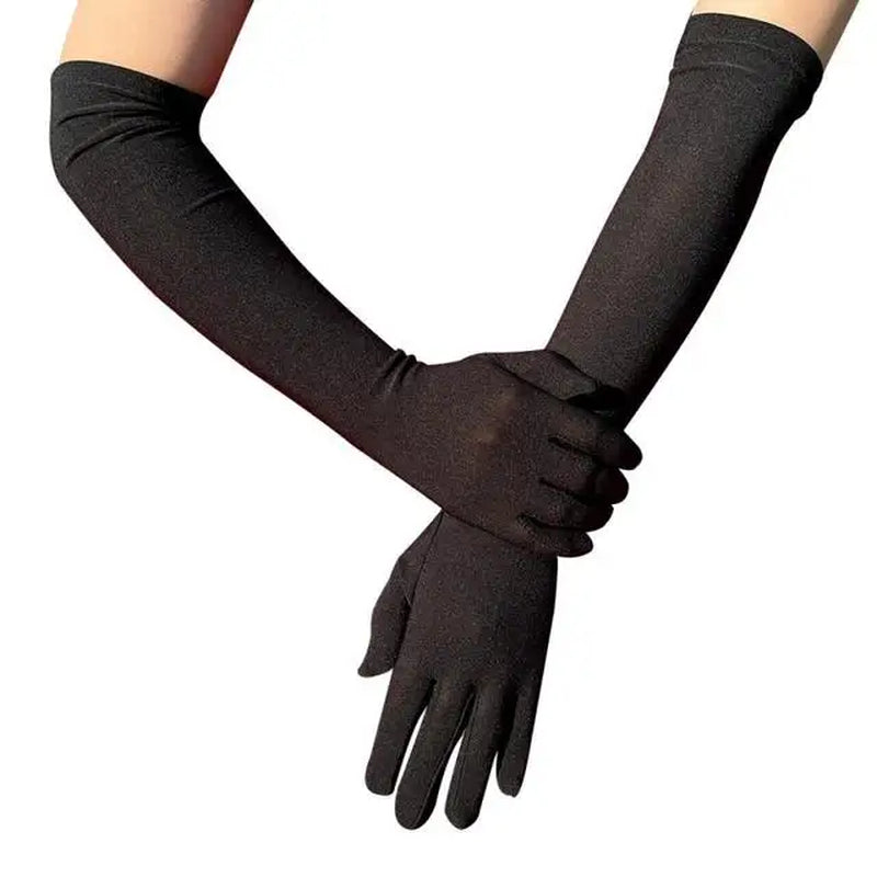Cool Halloween Gloves Long Ghost Claw Dress up Gloves Fashion Black Long Nails Cosplay Halloween Funny Gloves