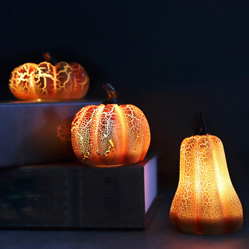 Pack Ambiance Hantée - lanterne citrouille LED