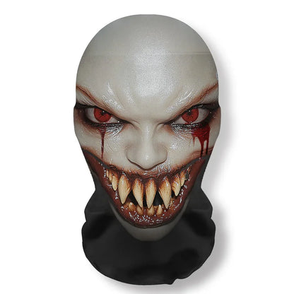 Ghost Face 3D Mask Halloween Cosplay Props Balaclava Full Face Elastic Mesh Breathable Skull Headcovers Halloween Horror Party