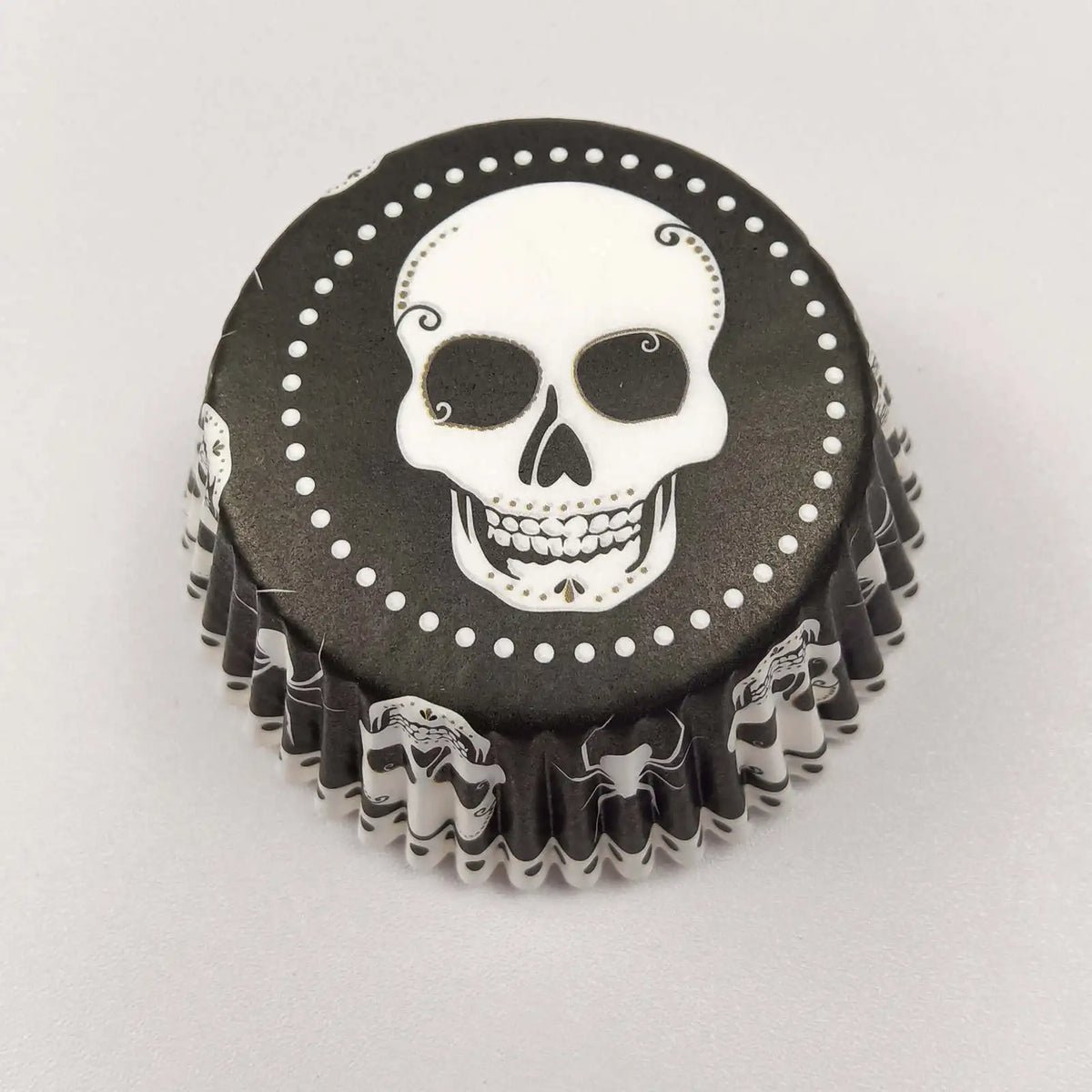 100X Halloween Ghost Spider Pumpkin Skull Merry Christmas Trick or Treat Cupcake Liners Muffin Baking Cups Wrapper Tray Holder