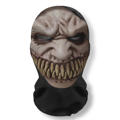 Ghost Face 3D Mask Halloween Cosplay Props Balaclava Full Face Elastic Mesh Breathable Skull Headcovers Halloween Horror Party
