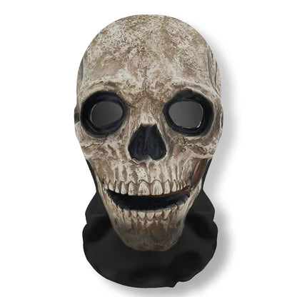 Ghost Face 3D Mask Halloween Cosplay Props Balaclava Full Face Elastic Mesh Breathable Skull Headcovers Halloween Horror Party